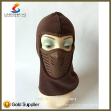 NINGBO LINGSHANG high quality polar fleece wholesale outdoor sport hat neck warmer balaclava